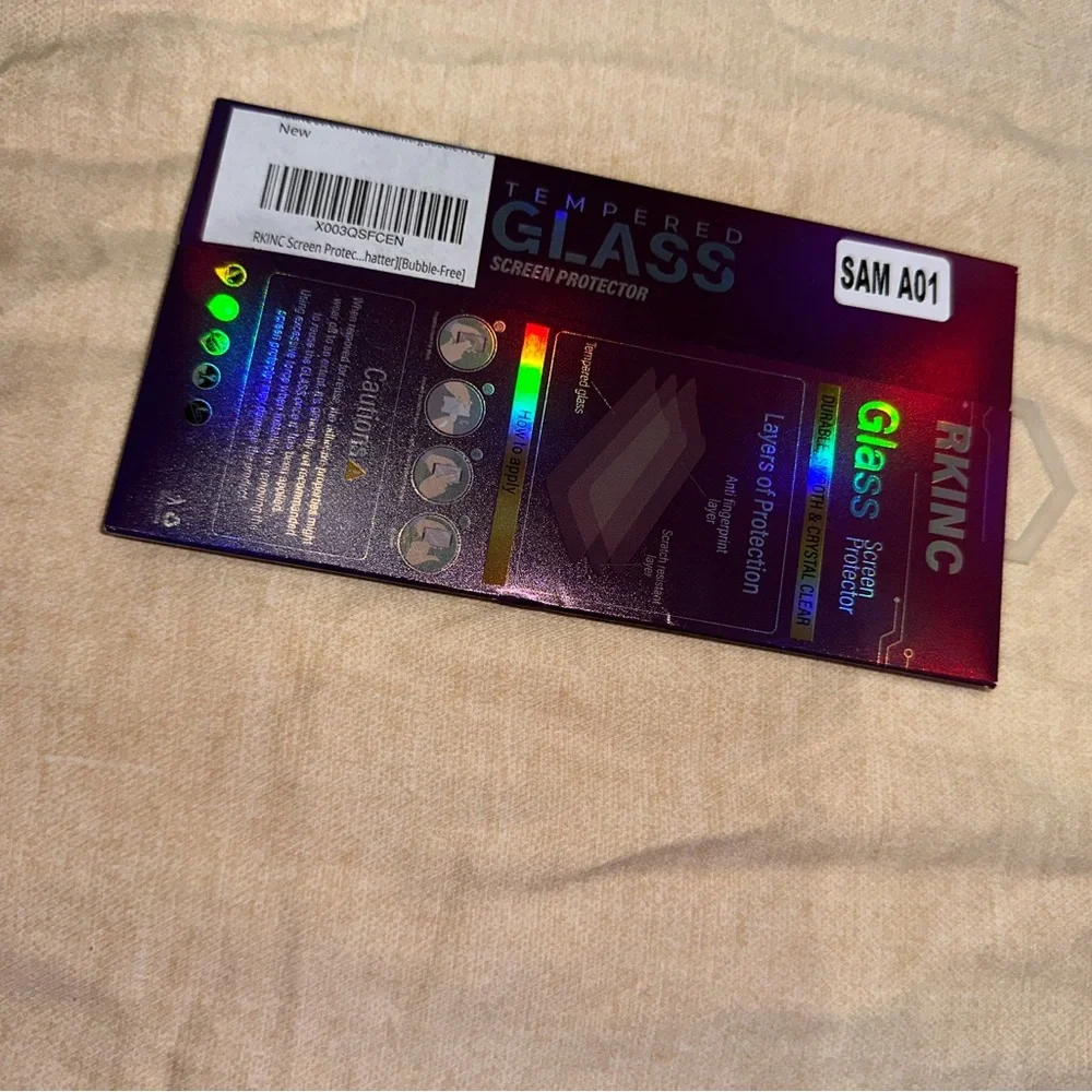 RKing Tempered Glass Screen Protector for Samsung Galaxy A01 (NEW)